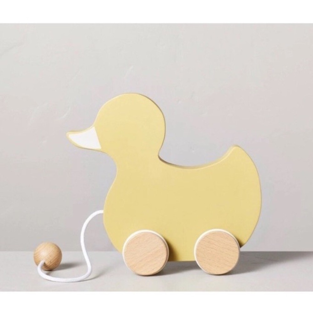 Hearth And Hand With Magnolia Pull - Along Wood Duck Toy